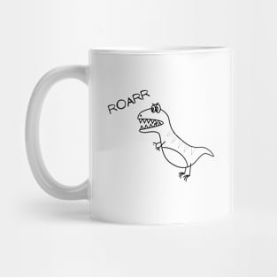 Dinosaur drawing Mug